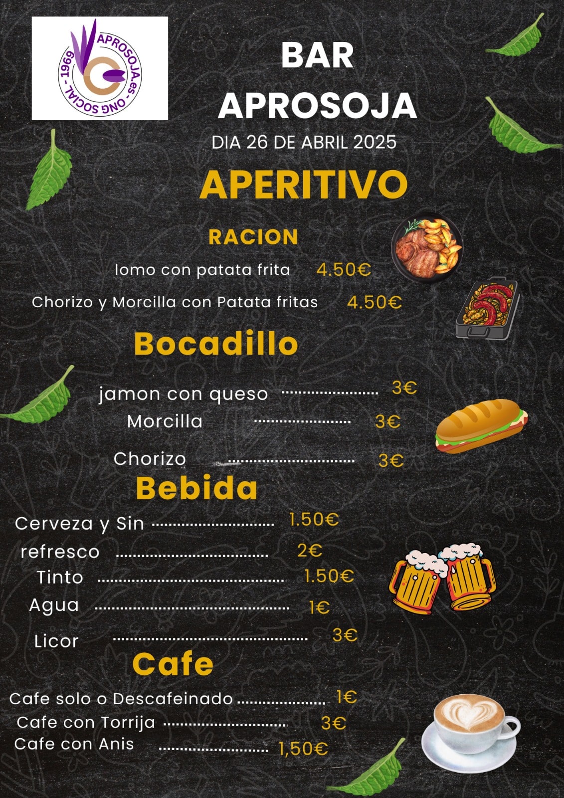 Bar Aprosoja 26 Abril