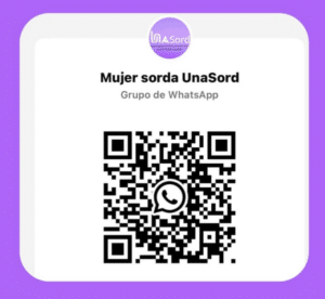 Qr Whatsapp Mujer Sorda Unasord