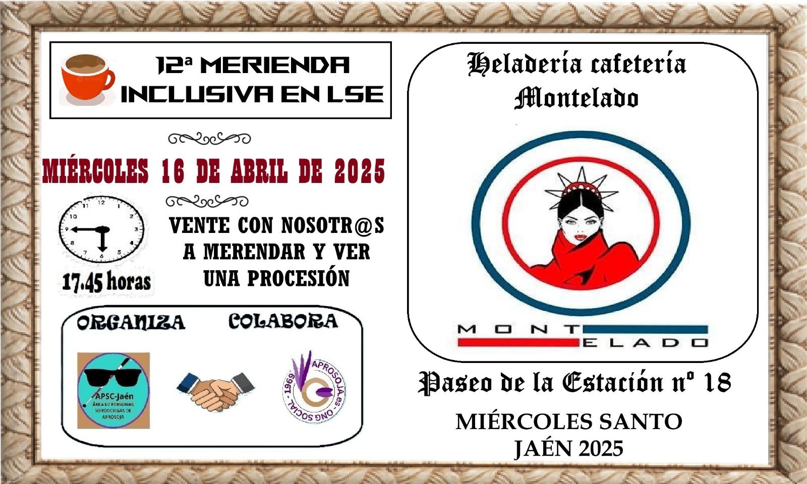 Xii Merienda Inclusiva 16 Abril