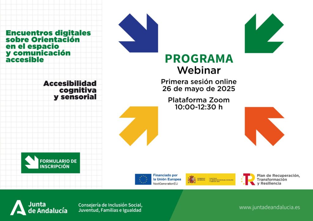 Cartel Webinar Zoom 26 Mayo Encuentro Digital Accesible
