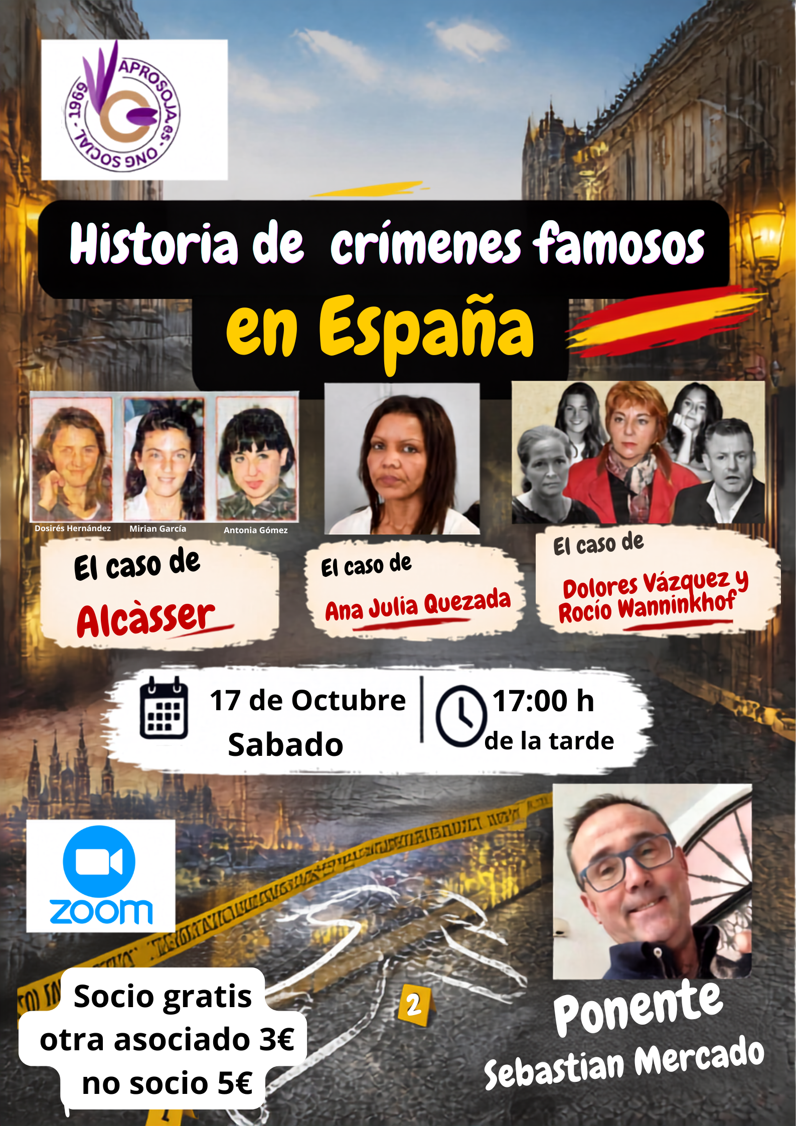 Cartel Charla Sebastian 17 Octubre 2026