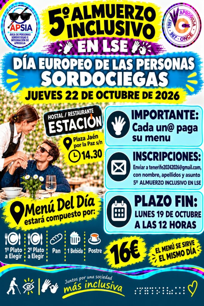 V Almuerzo Dia Europeo Sordociegos